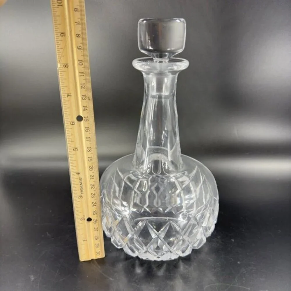 Orrefors Elisabeth Clear‎ Crystal Decanter Bottle With Stopper Heavy Luxurious
